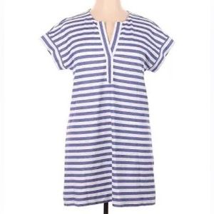 Vineyard Vines Blue And White Striped Dress